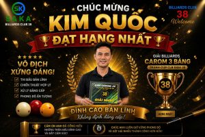 🥇 Kim Quốc – Xuất sắc giành Hạng Nhất