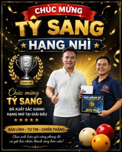 🥈 Tý Sang – Thi đấu bản lĩnh, đạt Hạng Nhì